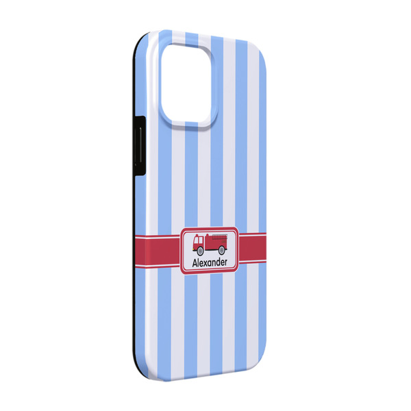 Custom Firetruck iPhone Case - Rubber Lined - iPhone 13 Pro (Personalized)