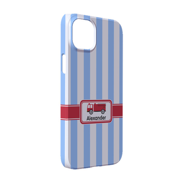 Custom Firetruck iPhone Case - Plastic - iPhone 14 Pro (Personalized)