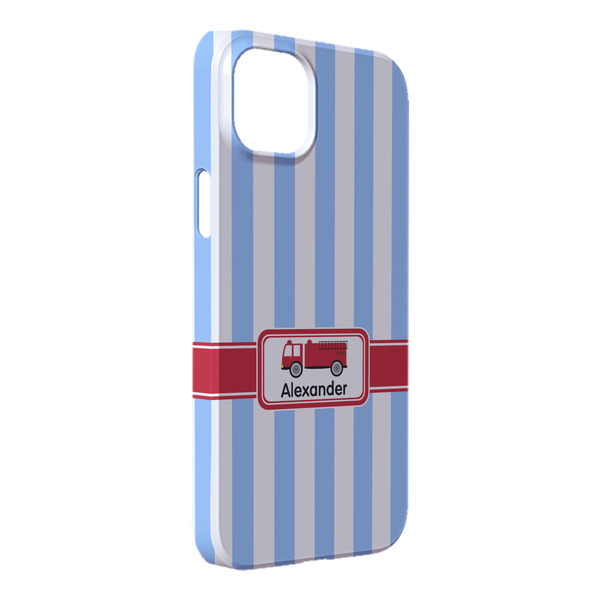 Custom Firetruck iPhone Case - Plastic - iPhone 14 Pro Max (Personalized)