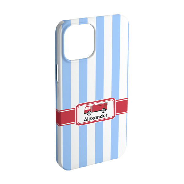 Custom Firetruck iPhone Case - Plastic - iPhone 15 (Personalized)