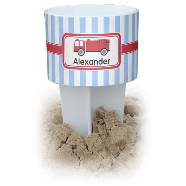 Custom Firetruck Beach Spiker Drink Holder (Personalized)