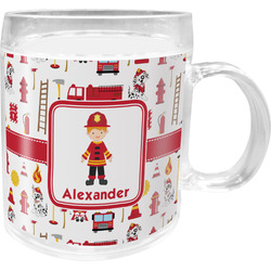 Firefighter Character Acrylic Kids Mug (Personalized)