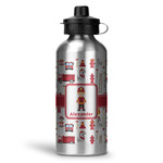Firefighter Character Water Bottle - Aluminum - 20 oz (Personalized)