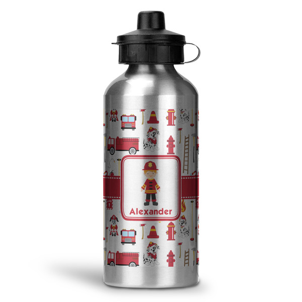 Custom Firefighter Character Water Bottles - 20 oz - Aluminum (Personalized)