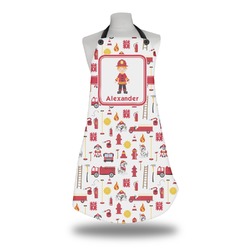 Firefighter Character Apron w/ Name or Text