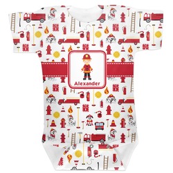 Firefighter Character Baby Bodysuit 0-3 w/ Name or Text