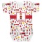 Firefighter Character Baby Bodysuit (Personalized)