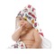 Firefighter Baby Hooded Towel on Child