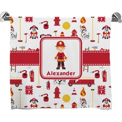 Firefighter Character Bath Towel w/ Name or Text