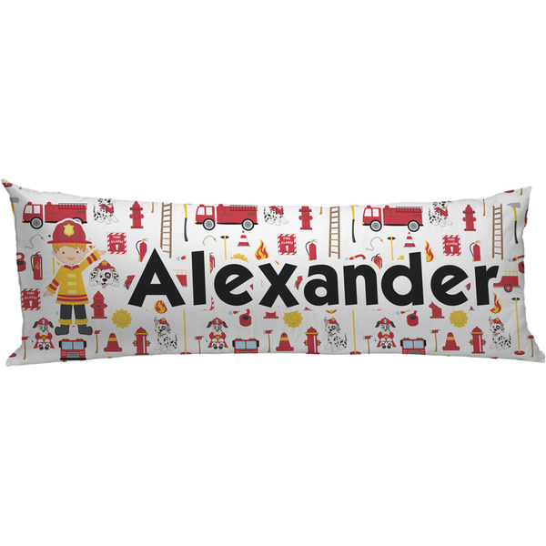 Custom Firefighter Character Body Pillow Case (Personalized)