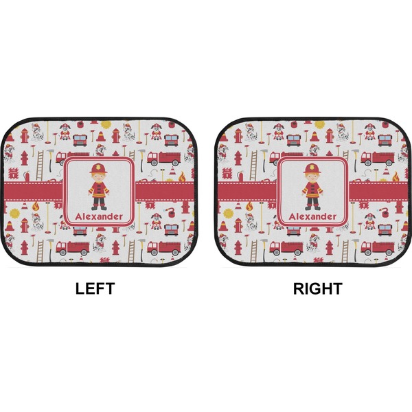 Firefighter Car Floor Mats (Back Seat) (Approval)