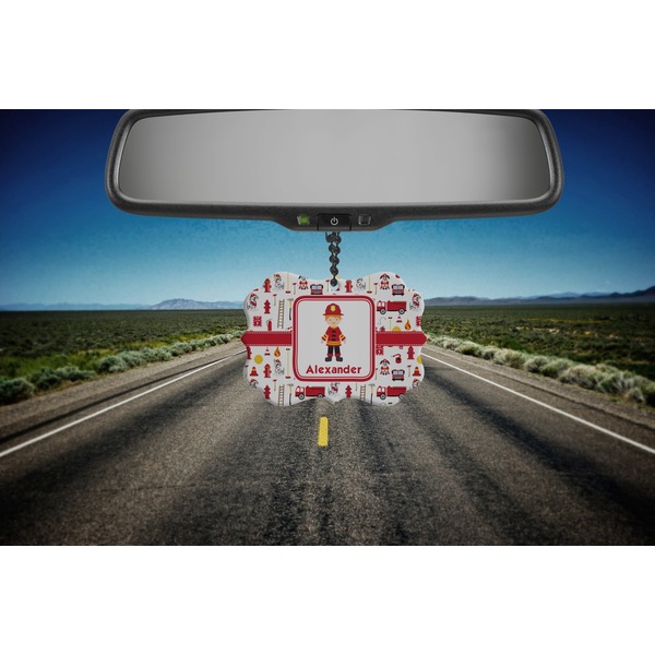 Firefighter Car Ornament (Road)