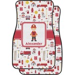 Firefighter Character Car Floor Mats (Front Seat) w/ Name or Text