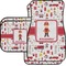 Firefighter Character Car Floor Mats Set - 2 Front & 2 Back w/ Name or Text