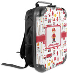 Firefighter Character Kids Hard Shell Backpack (Personalized)