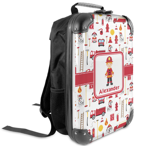 Custom Firefighter Character Kids Hard Shell Backpack (Personalized)