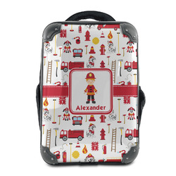 Firefighter Character 15" Hard Shell Backpack (Personalized)