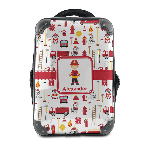 Custom Firefighter Character 15" Hard Shell Backpack (Personalized)