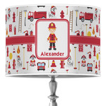 Firefighter Character Drum Lamp Shade (Personalized)
