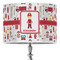 Firefighter Character 16" Drum Lampshade - ON STAND (Poly Film)