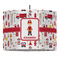 Firefighter Character 16" Drum Lampshade - PENDANT (Fabric)