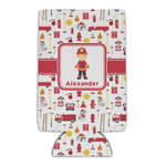 Firefighter Character Can Cooler (Personalized)