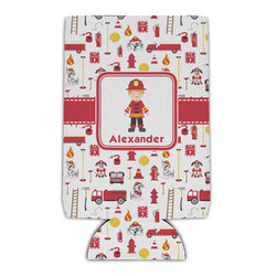 Firefighter Character Can Cooler (Personalized)