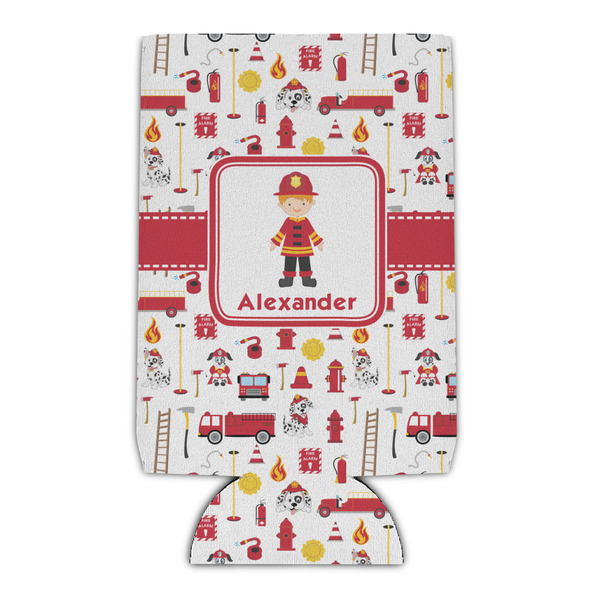 Custom Firefighter Character Can Cooler (Personalized)