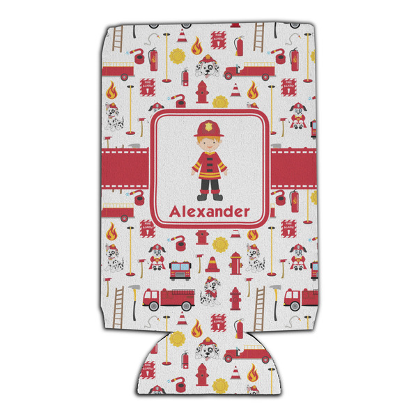Firefighter Character 16oz Can Sleeve - Set of 4 - FRONT
