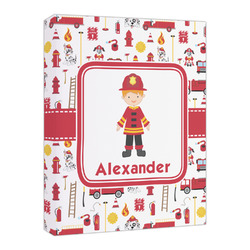 Firefighter Character Canvas Print - 16x20 (Personalized)