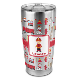 Firefighter Character 20oz Stainless Steel Double Wall Tumbler - Full Print (Personalized)