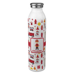 Firefighter Character 20oz Stainless Steel Water Bottle - Full Print (Personalized)