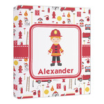 Firefighter Character Canvas Print - 20x24 (Personalized)