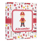Firefighter Character Canvas Print - 20x24 (Personalized)