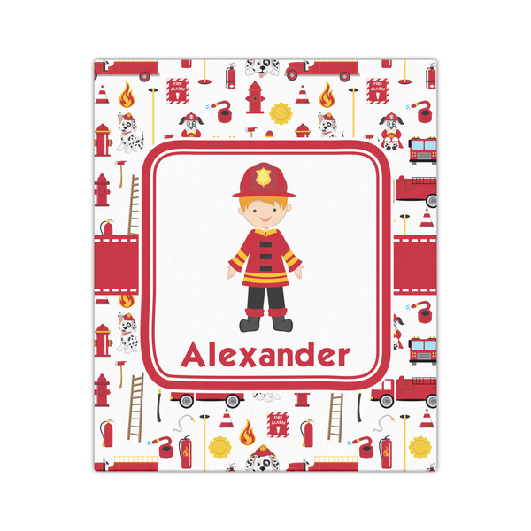 Firefighter Character 20x24 - Canvas Print - Front View