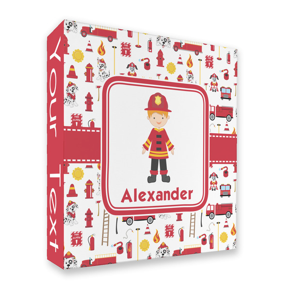 Custom Firefighter Character 3 Ring Binder - Full Wrap - 2" (Personalized)