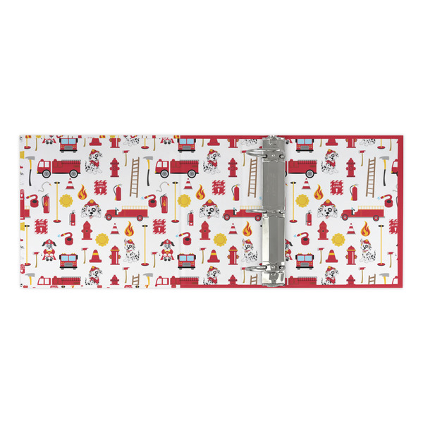 Firefighter Character 3 Ring Binders - Full Wrap - 3" - OPEN INSIDE