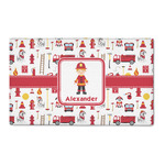 Firefighter Character 3' x 5' Indoor Area Rug (Personalized)