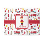 Firefighter Character 5' x 7' Indoor Area Rug (Personalized)