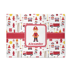 Firefighter Character Area Rug (Personalized)