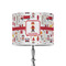 Firefighter Character 8" Drum Lampshade - ON STAND (Poly Film)