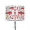 Firefighter Character 8" Drum Lamp Shade - Poly-film (Personalized)