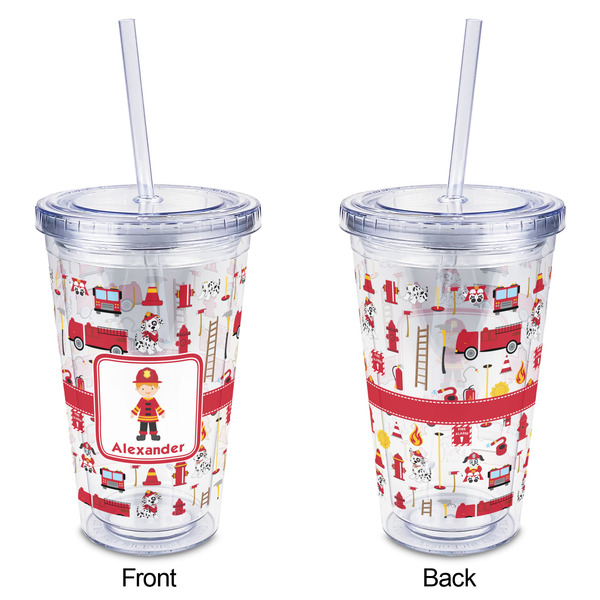 Firefighter Character Acrylic Tumbler - Full Print - Approval
