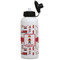 Firefighter Character Water Bottles - Aluminum - 20 oz - White (Personalized)