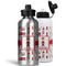 Firefighter Character Aluminum Water Bottles - MAIN (white &silver)