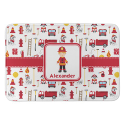 Firefighter Character Anti-Fatigue Kitchen Mat (Personalized)