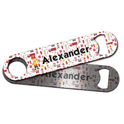 Firefighter Character Bar Bottle Opener w/ Name or Text