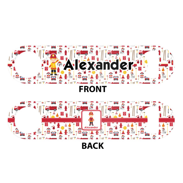 Firefighter Character Bar Bottle Opener - White - Approval