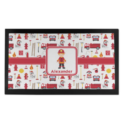 Firefighter Character Bar Mat - Small (Personalized)