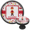 Firefighter Character Cabinet Knob - Black - Multi Angle